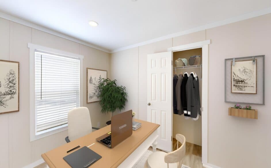 Dusty hollow p56s bedroom home features