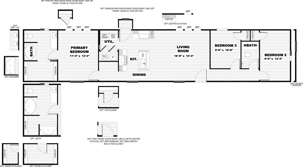 Essence floor plan home features
