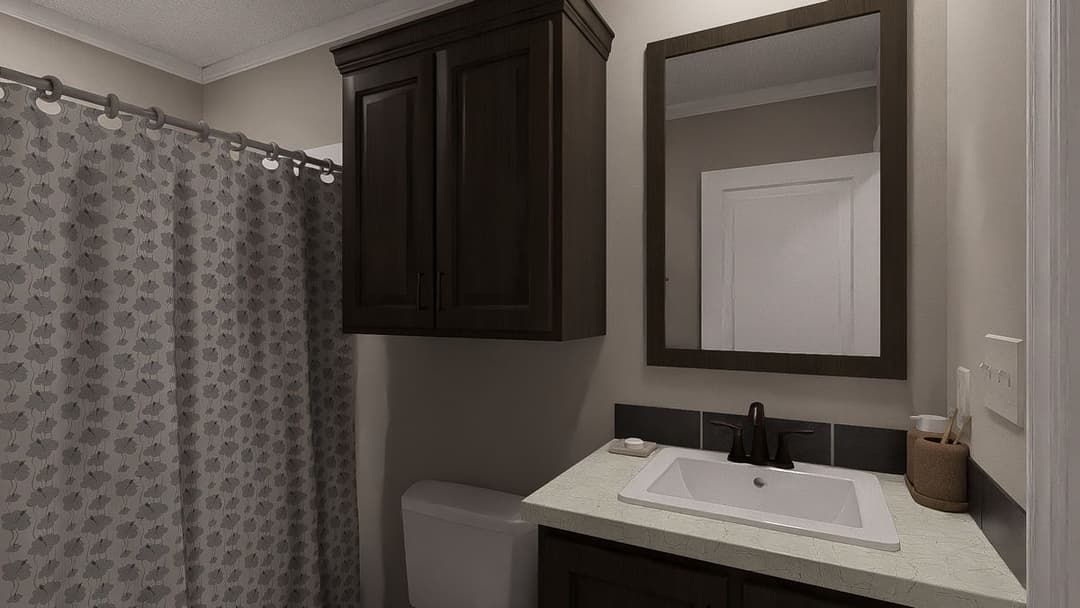 The lil' easy bathroom home features