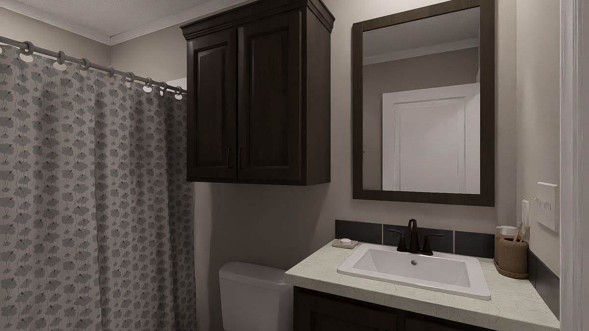 The lil' easy bathroom home features