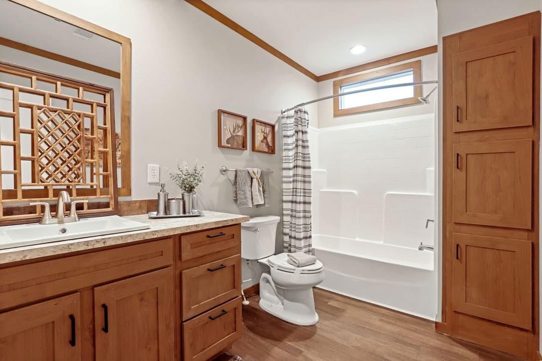 The durango bathroom home features