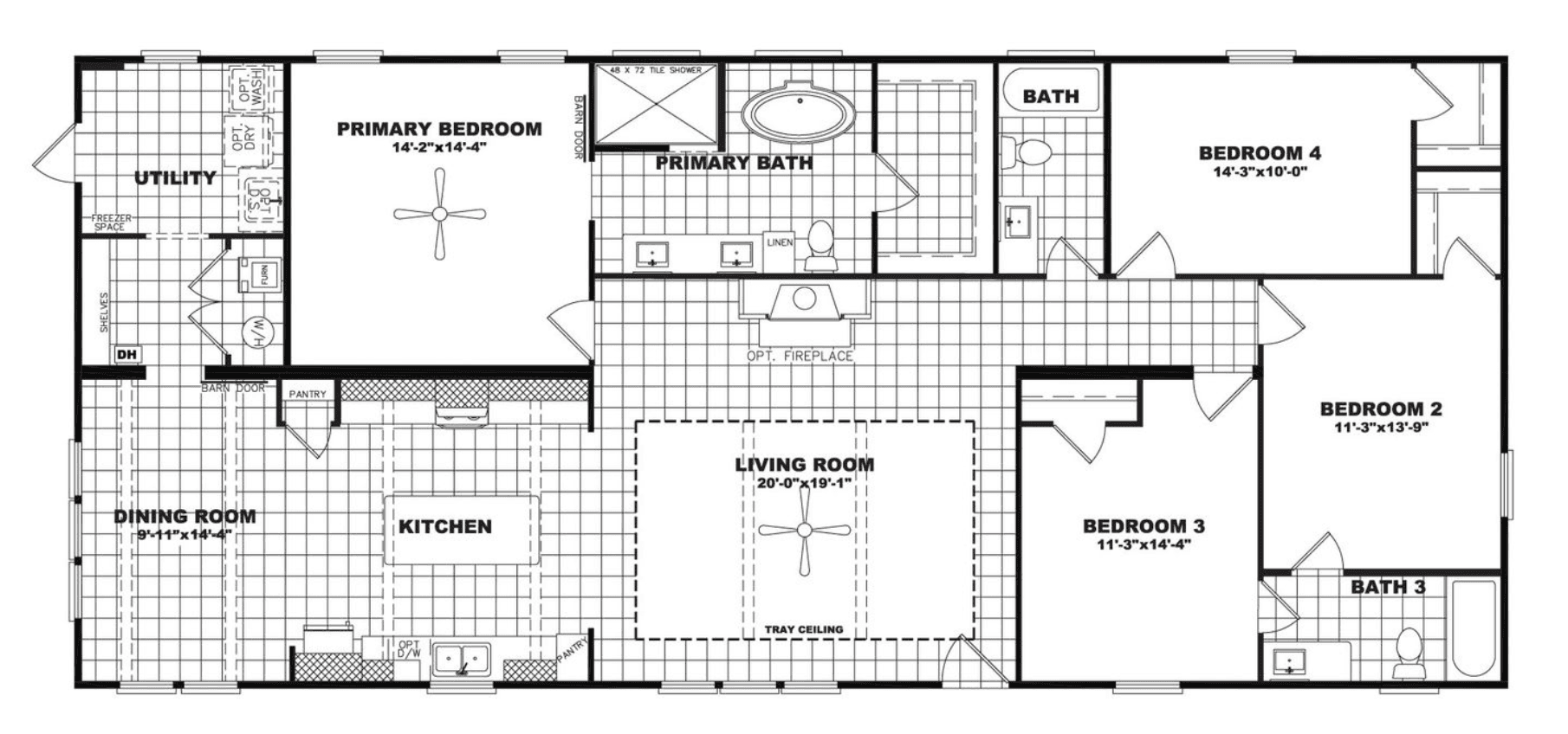 The vail 4  home features