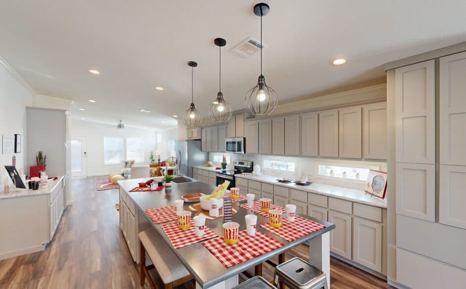 Vue s58-68m kitchen home features