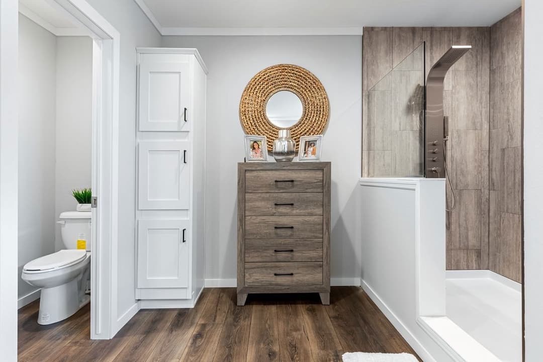 The monterey bathroom home features