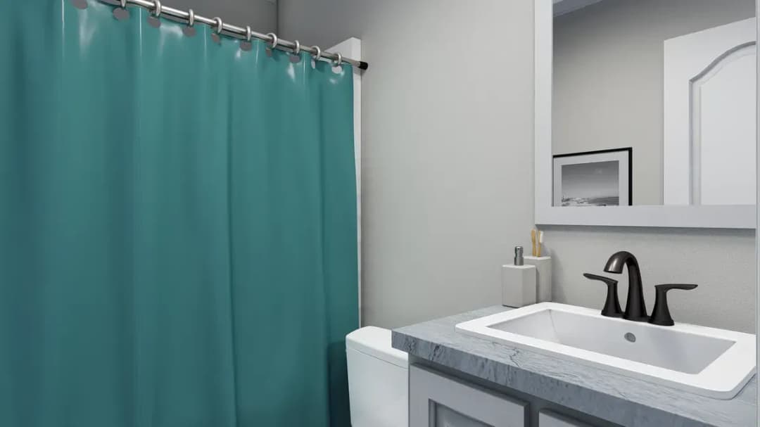 The waverly bathroom home features