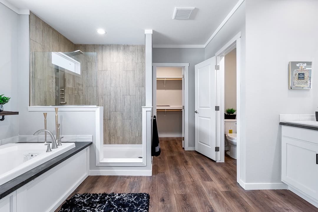 The chanel bathroom home features