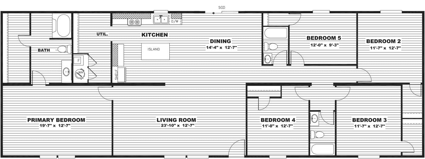 Triumph floor plan home features