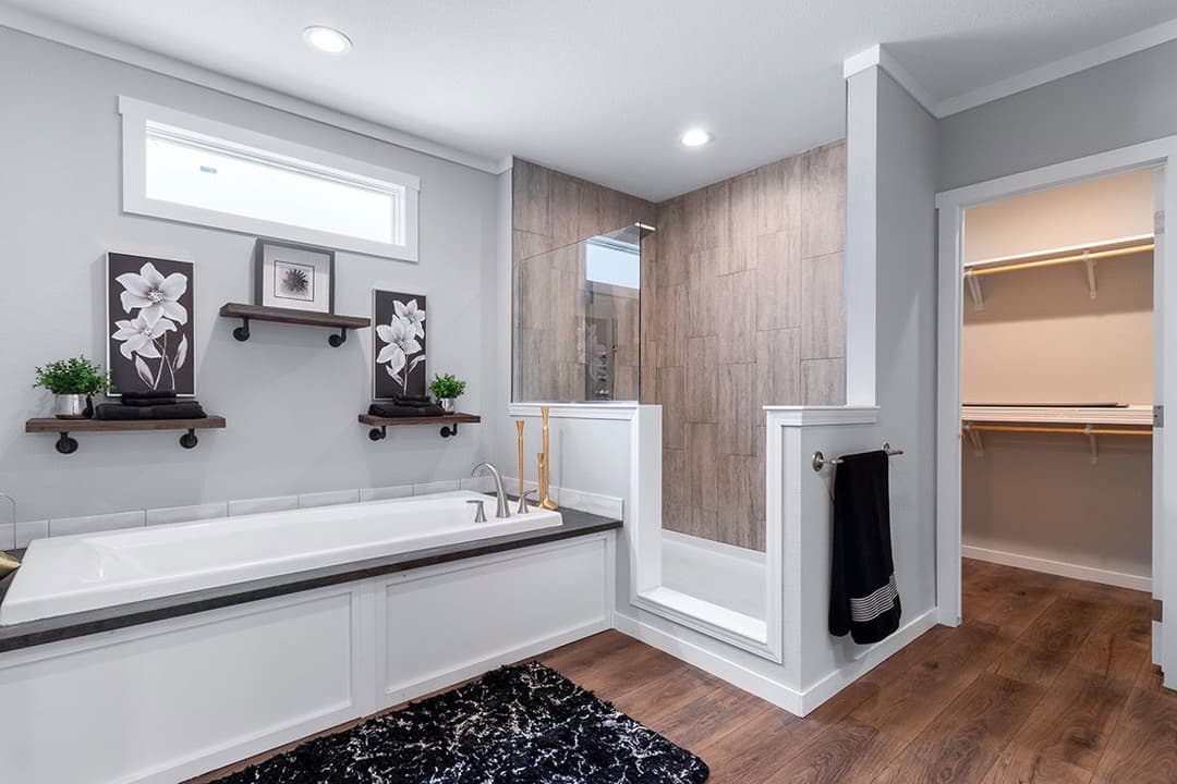 The chanel bathroom home features