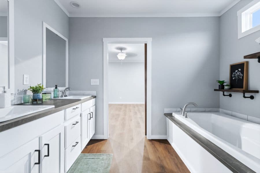 The olympus bathroom home features