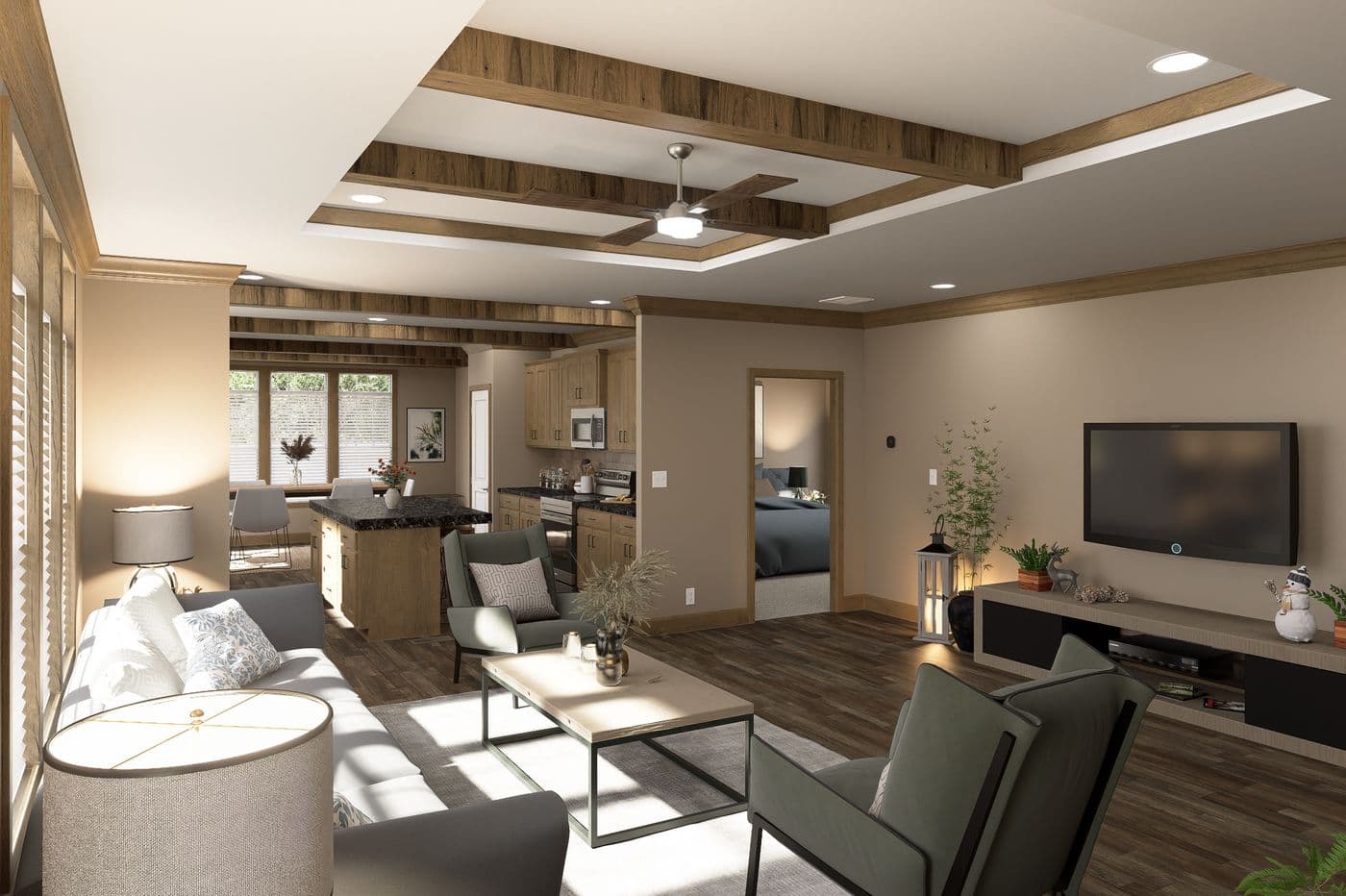 The vail 4 interior home features