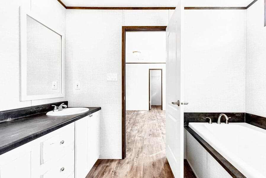 The fiesta bathroom home features