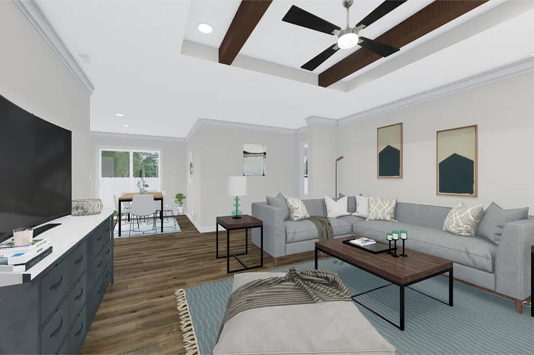 The monterey interior home features